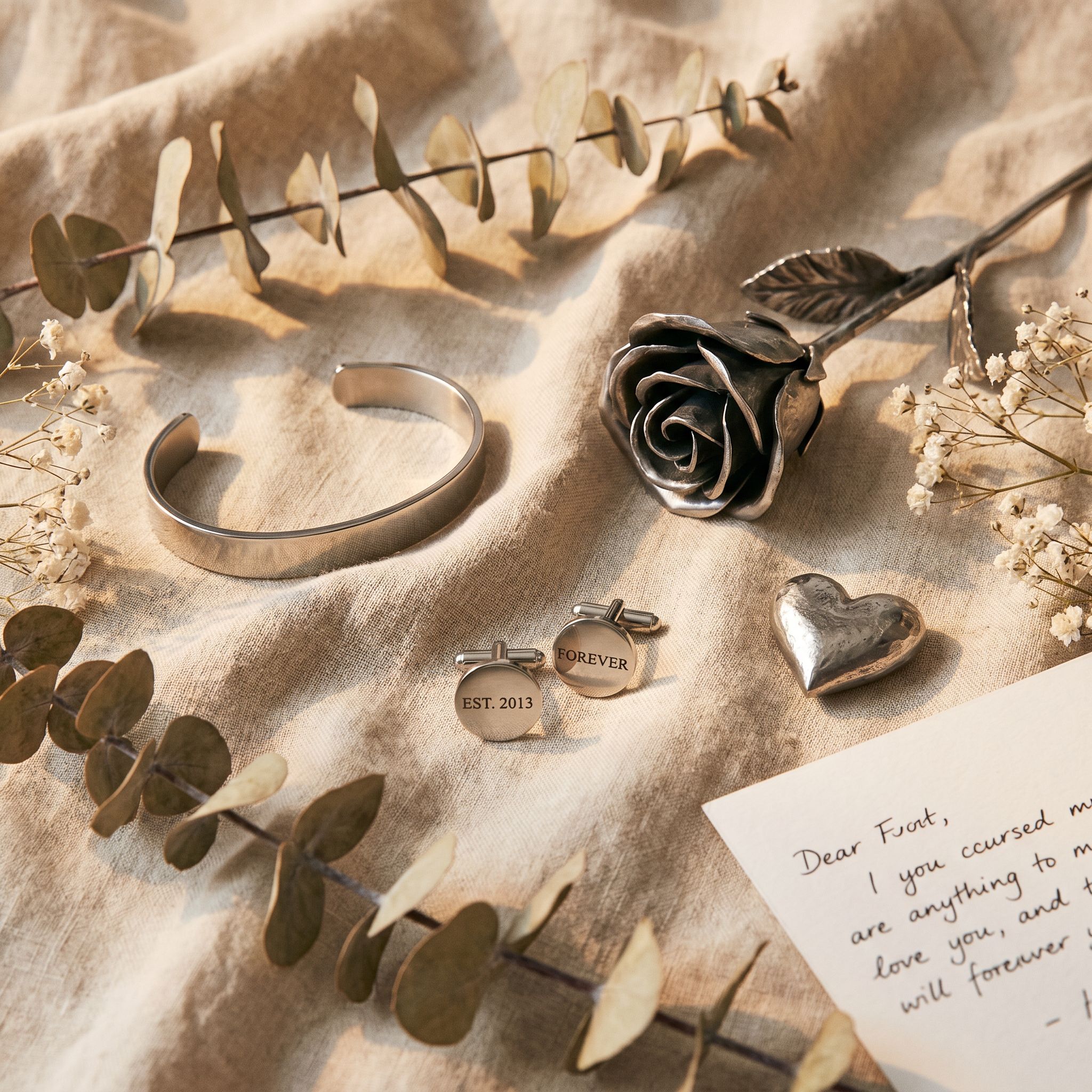 Steel gifts can be surprisingly elegant and personal