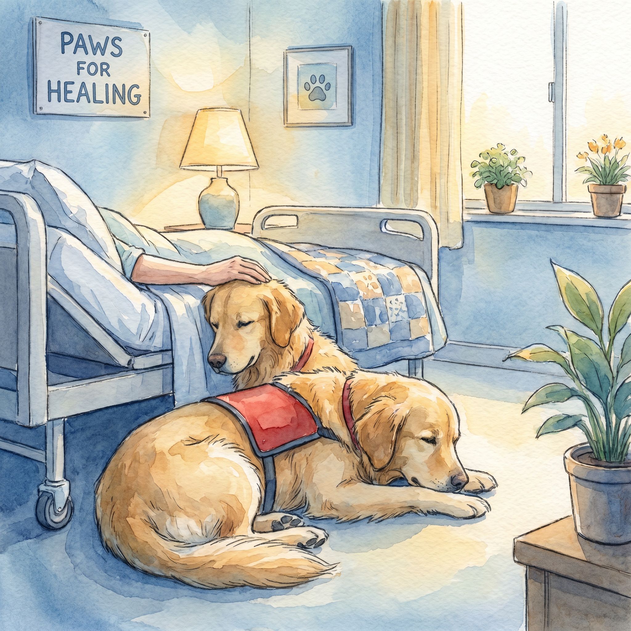 Therapy animals bring peace to the people who need it most.