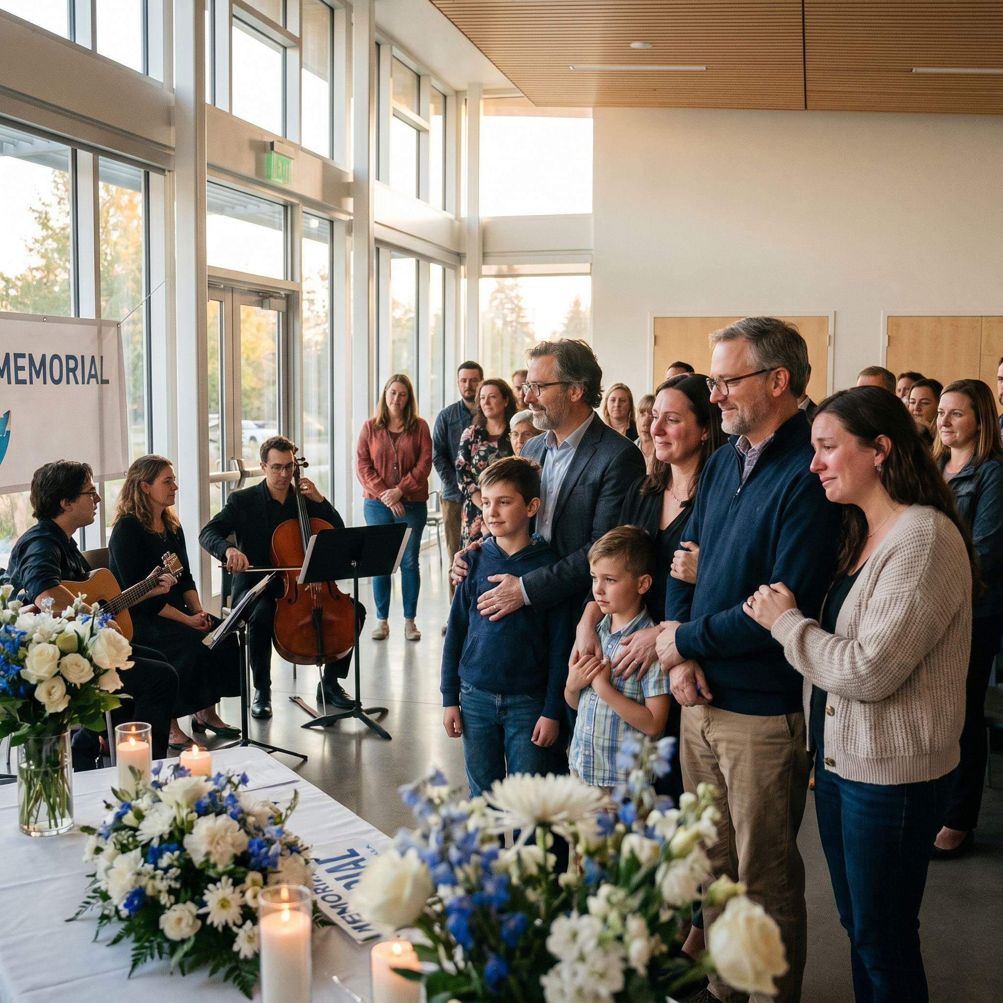 Contemporary songs bring people together in shared remembrance