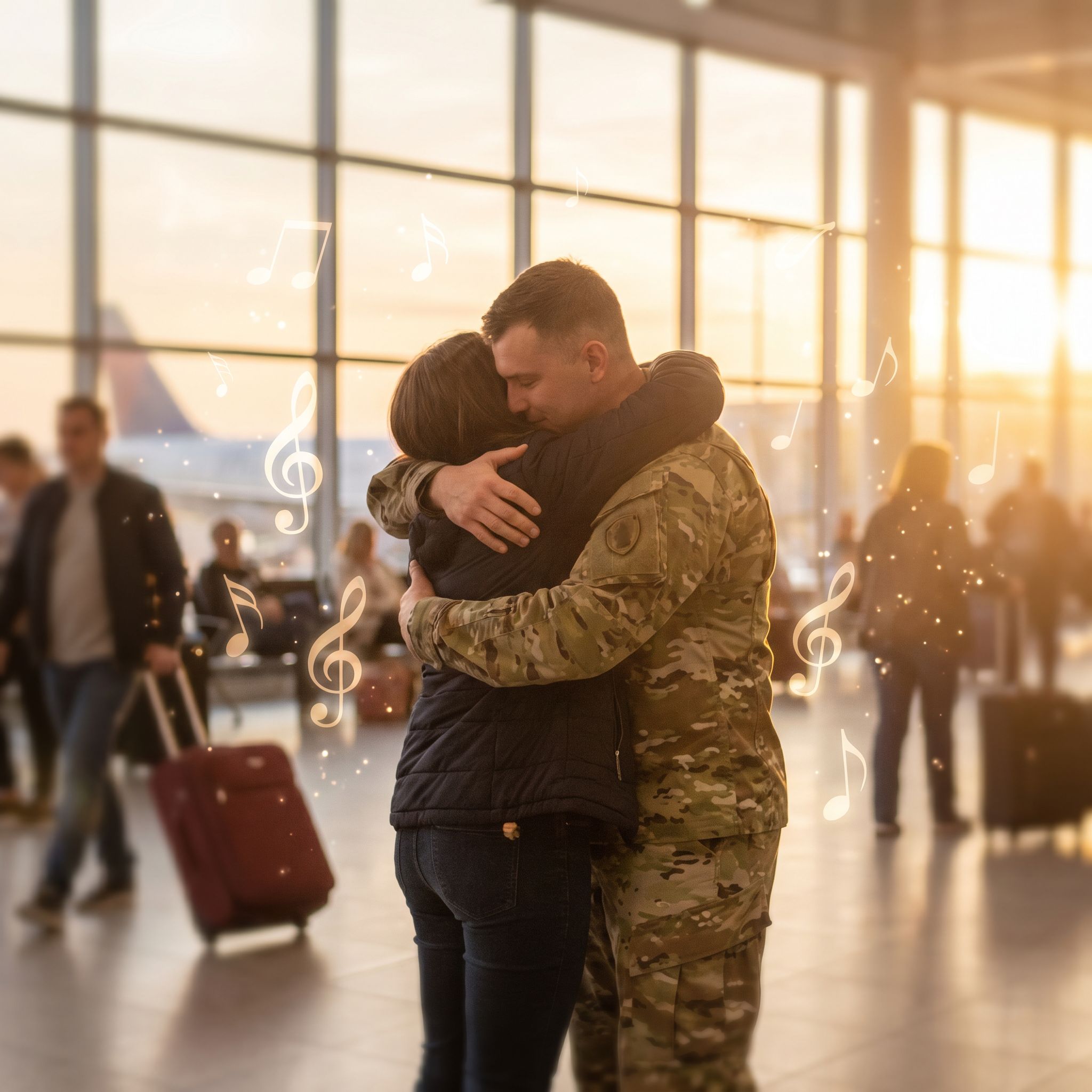 Songs for military couples and homecoming moments