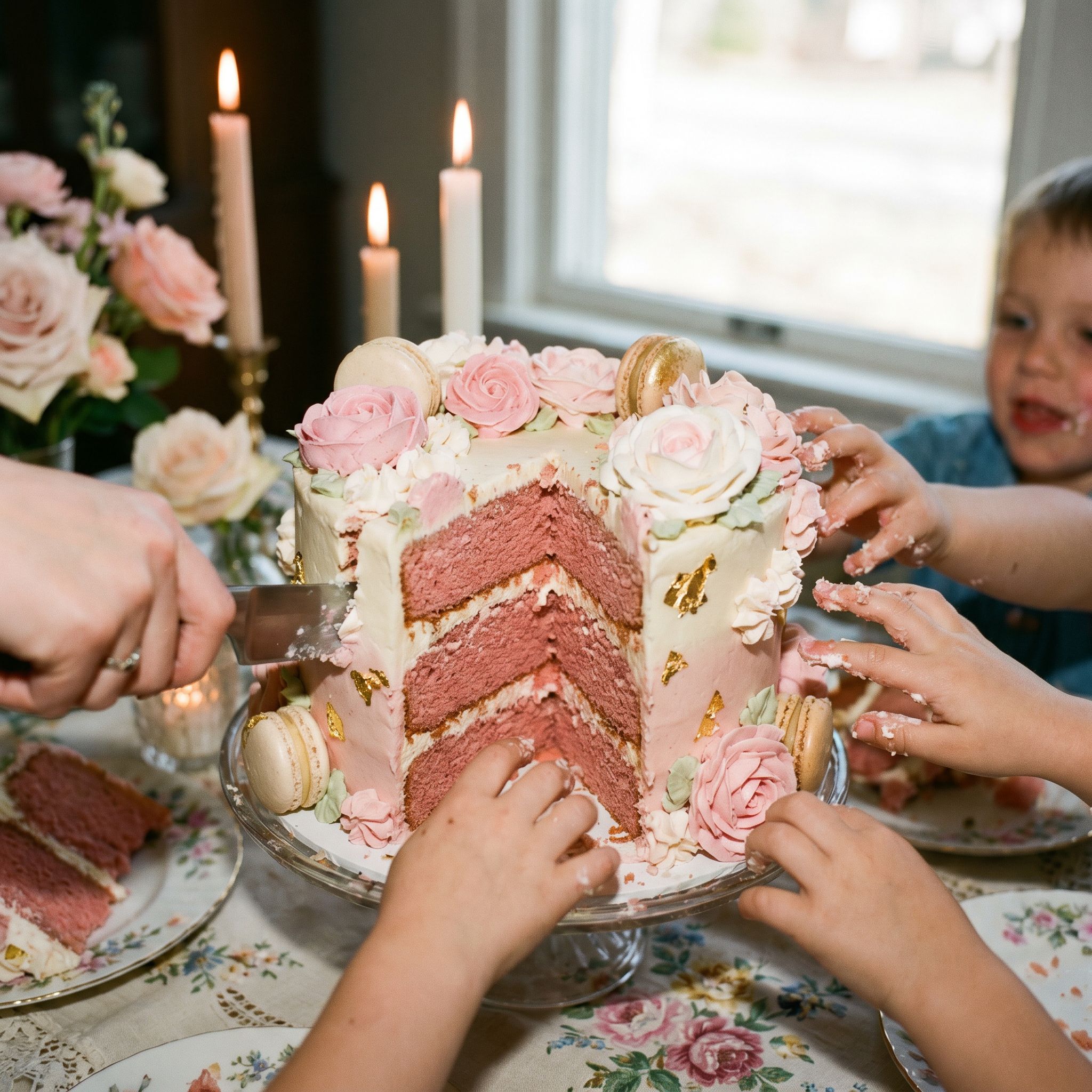 A sweet reveal hidden inside every slice