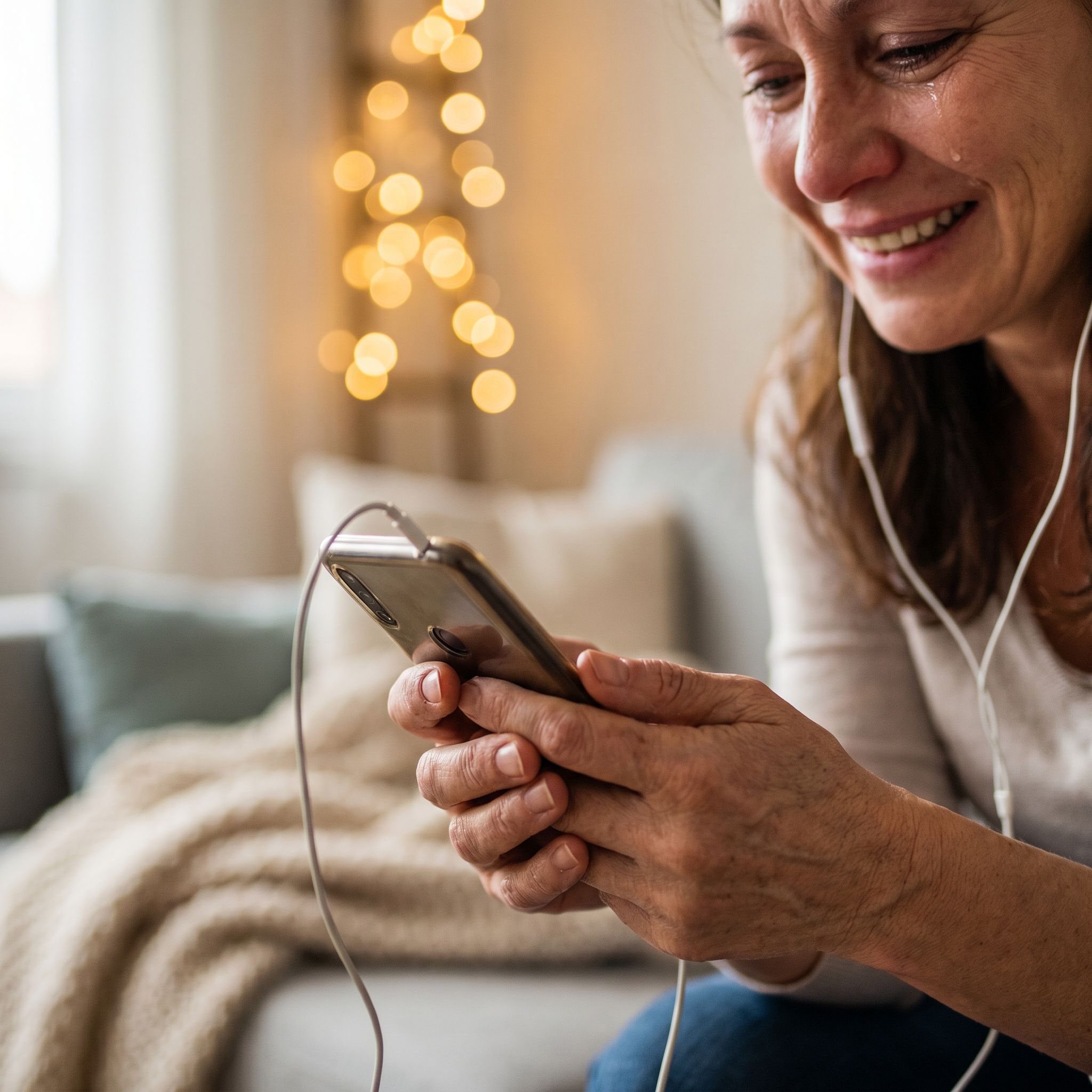 The moment she presses play is one you'll both remember.