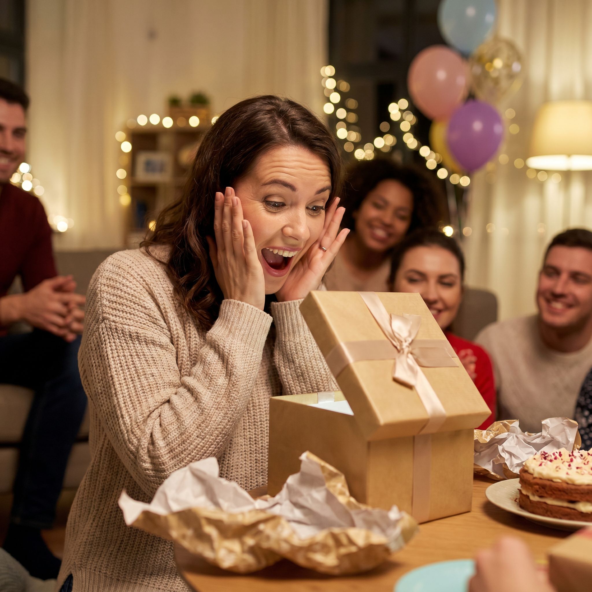 The best reaction comes from the most unexpected gift.