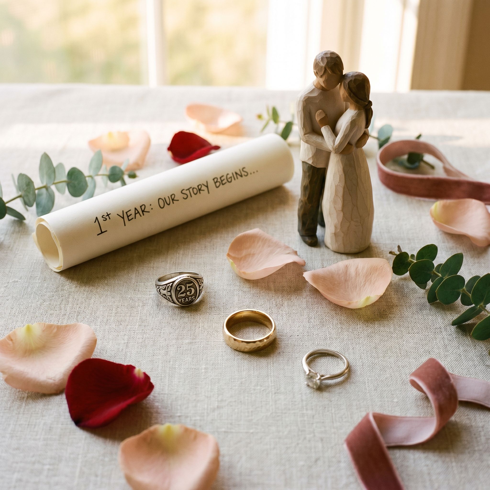 Every year of marriage has its own story to tell.
