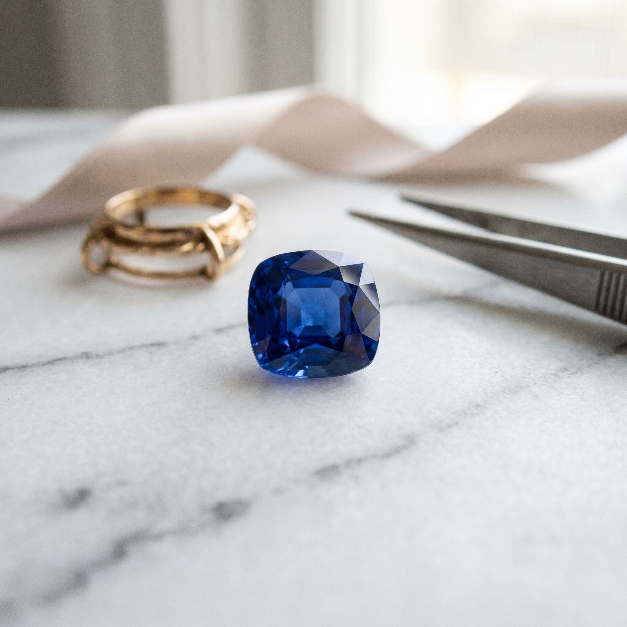 Sapphire: the gemstone of loyalty, wisdom, and lasting love.