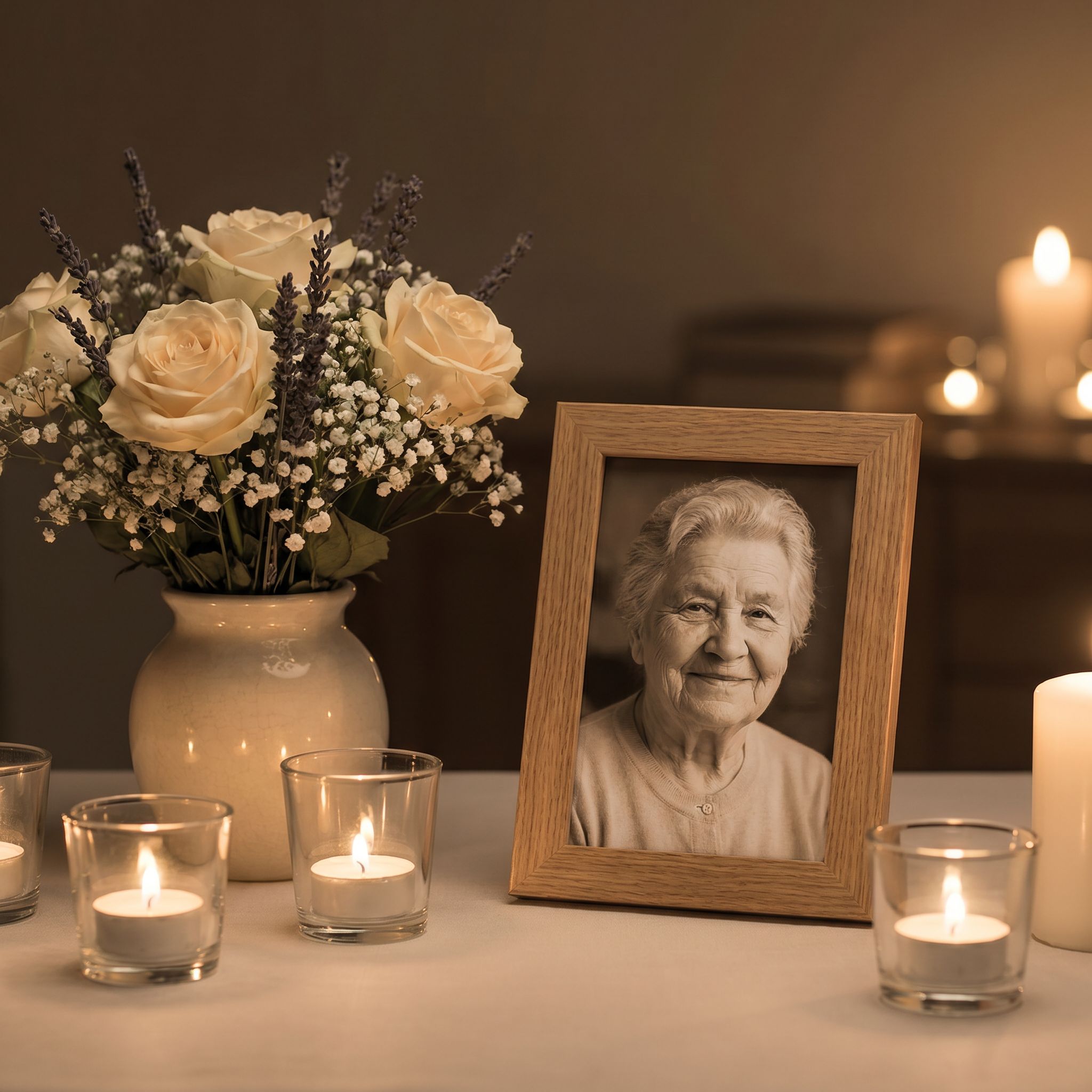 Music that brings her memory to life during the service.