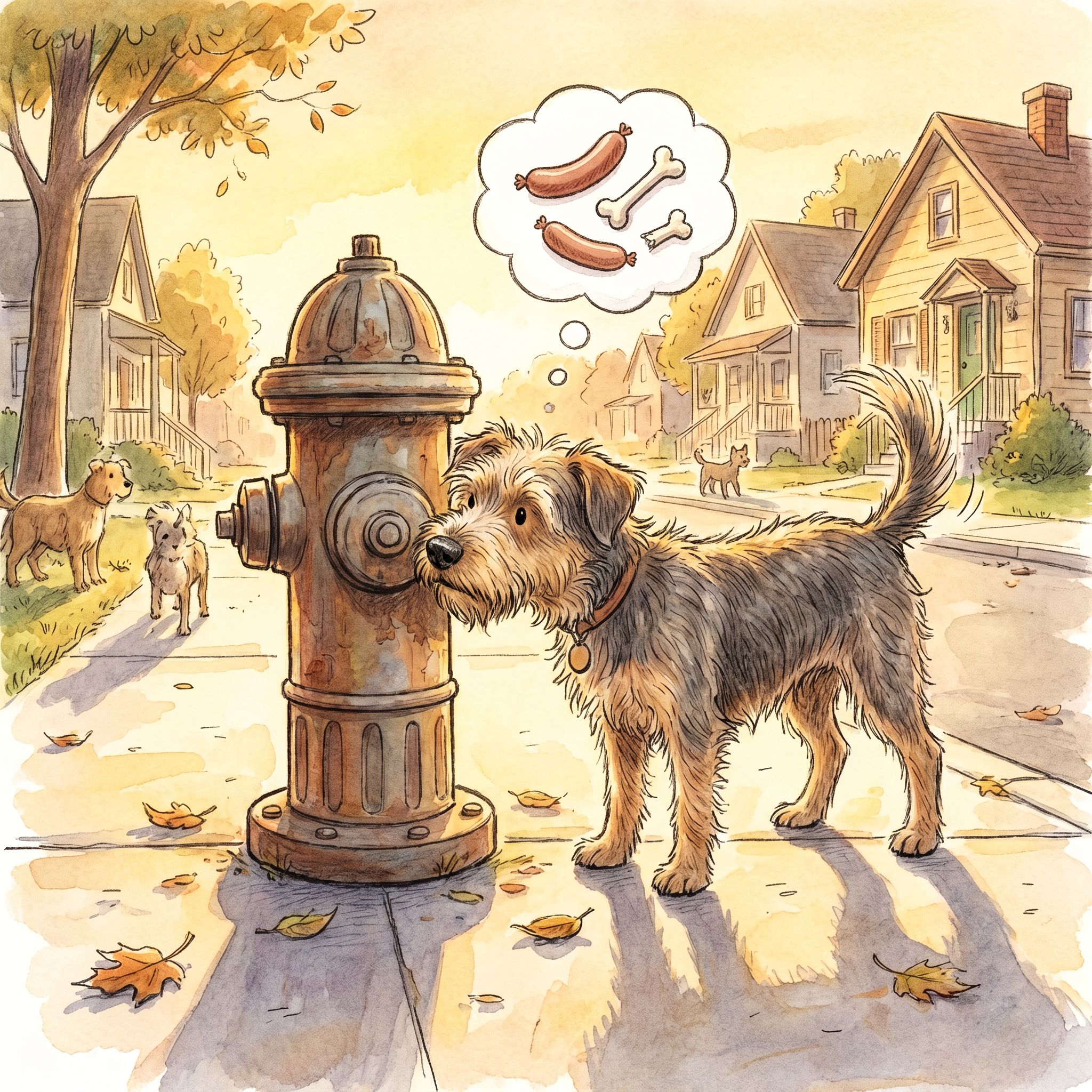 Every fire hydrant tells a story. At least, your dog thinks so.