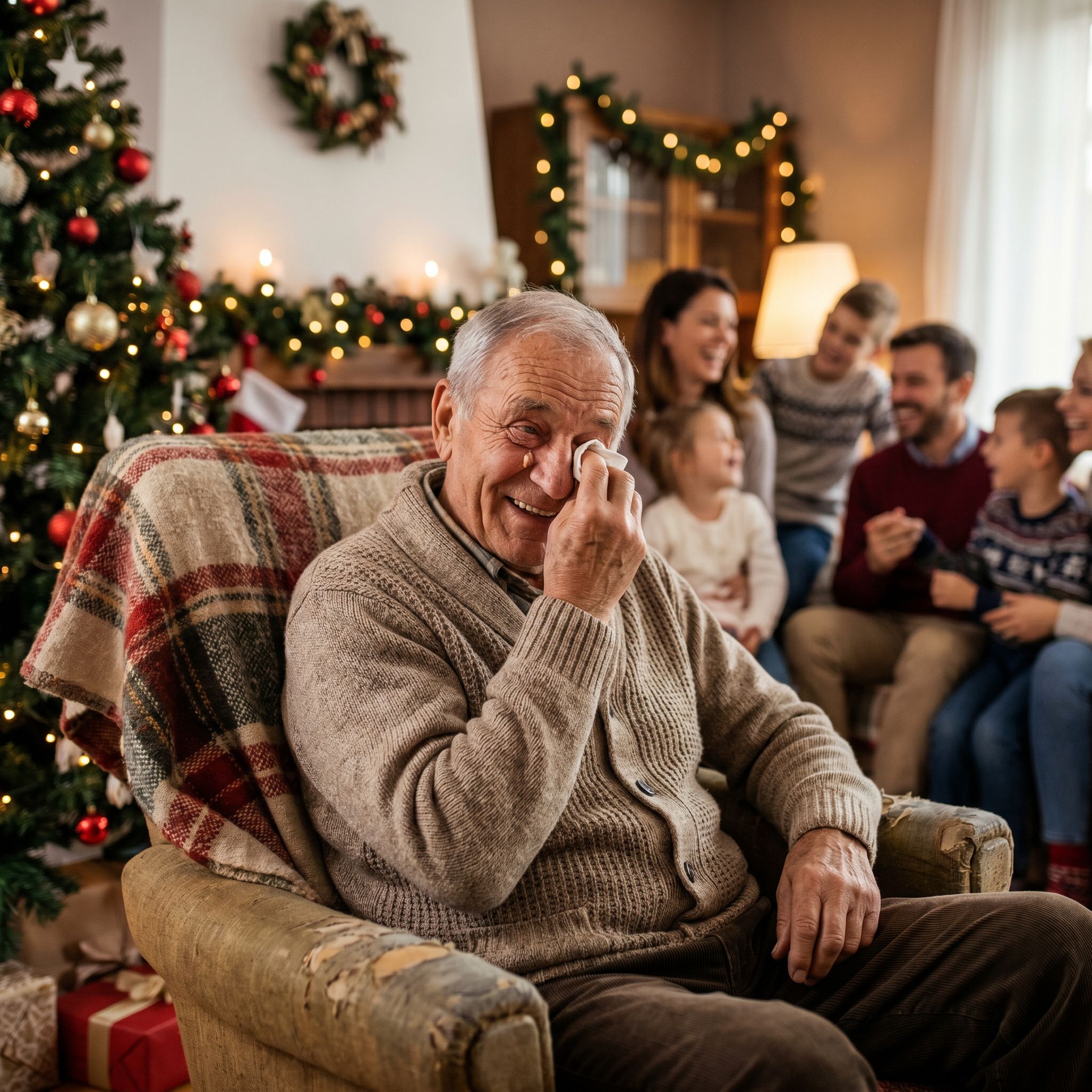 The gift that finally gets Grandpa to show his soft side