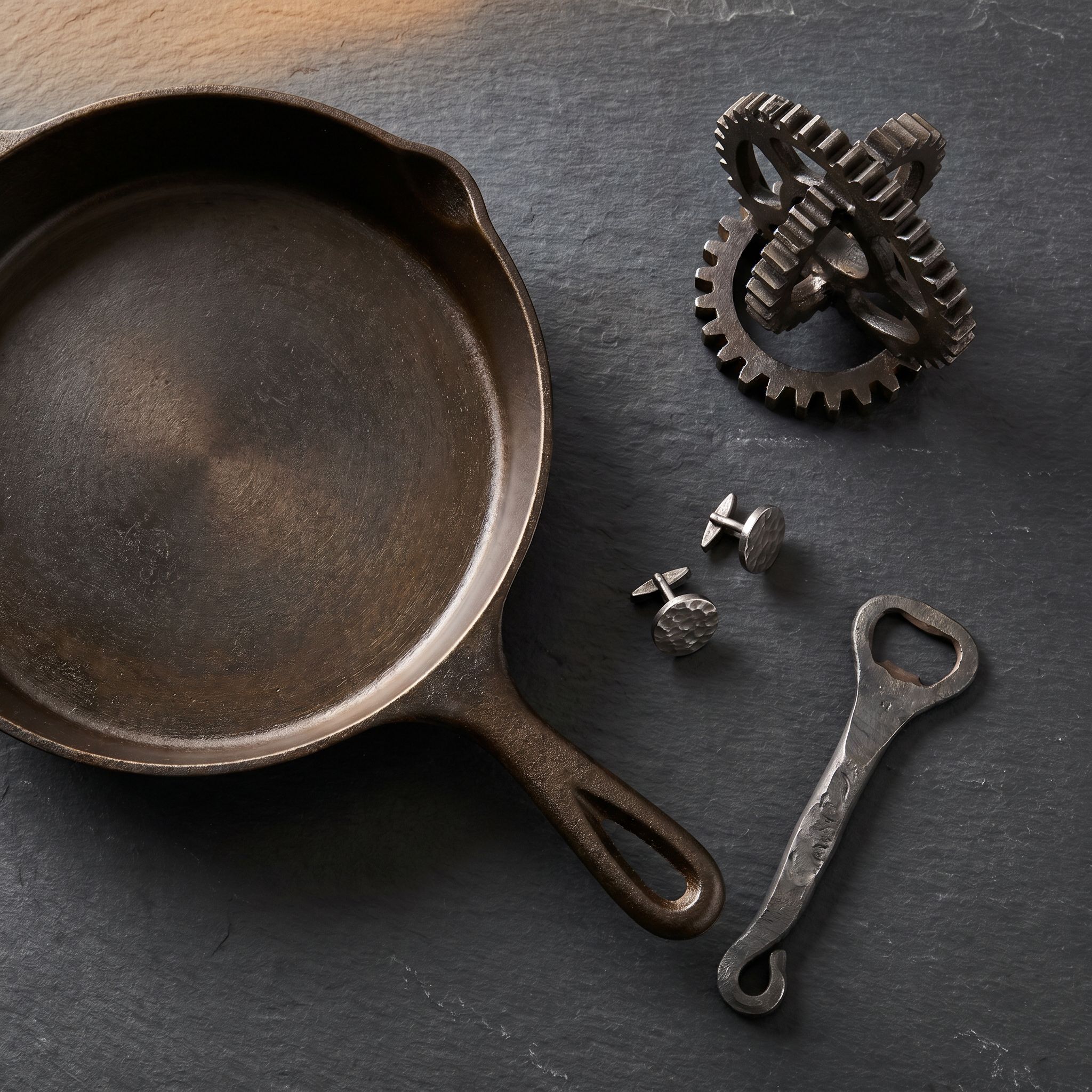 Traditional iron gifts that combine craftsmanship with everyday use.